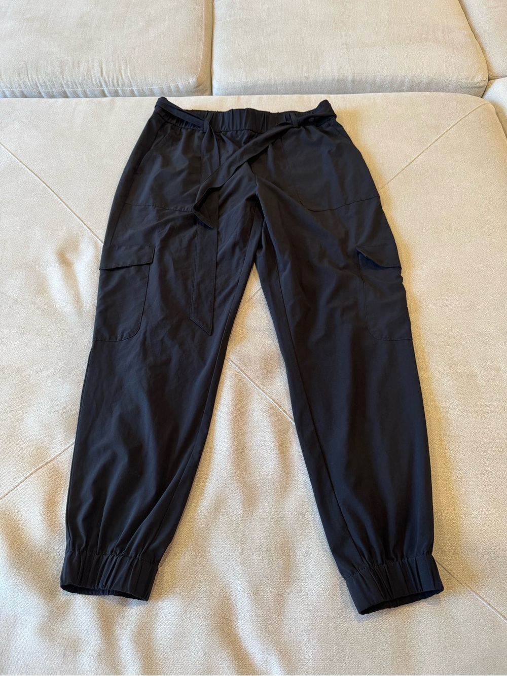 Banana Republic-Women’s Black Cargo Jogger Pants
